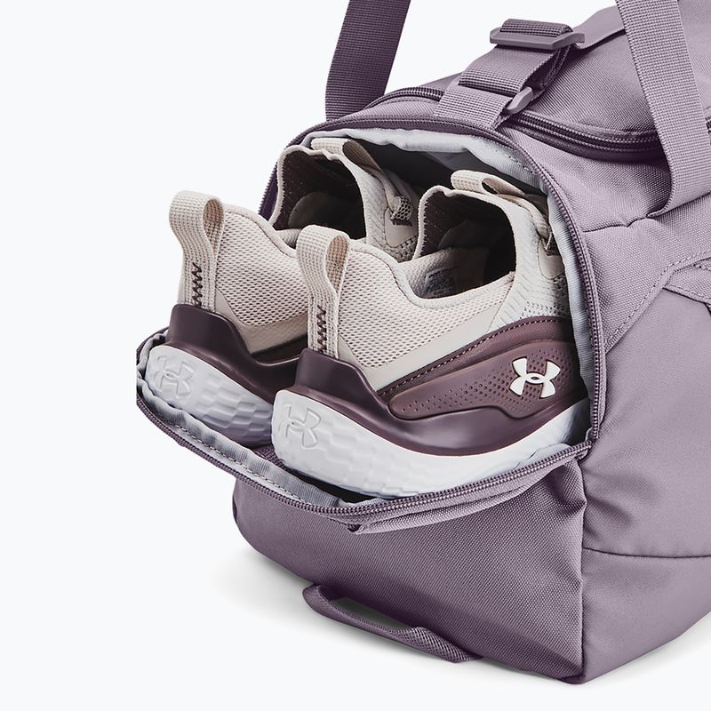 Under Armour Undeniable 5.0 Duffle XS 23 l lila szürke/metál pezsgő arany táska 4