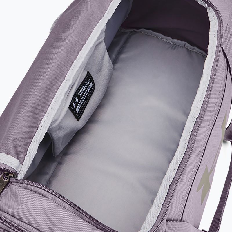 Under Armour Undeniable 5.0 Duffle XS 23 l lila szürke/metál pezsgő arany táska 6