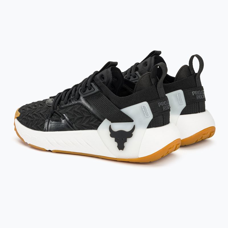 férfi edzőcipő Under Armour Project Rock 6 black/white/black 3