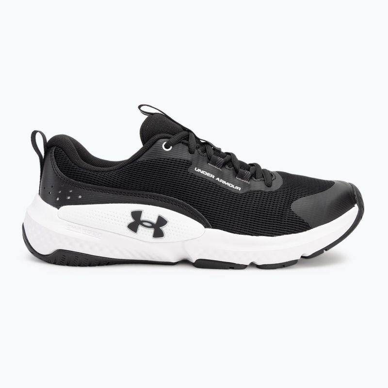Under Armour Dynamic Select férfi edzőcipő fekete/fehér/fekete 2
