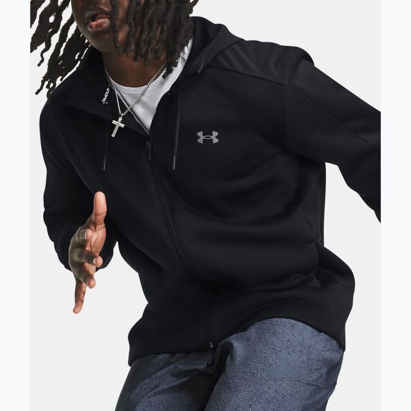 Under Armour Essential Swacket fekete/pályaszürke férfi edződzseki 7