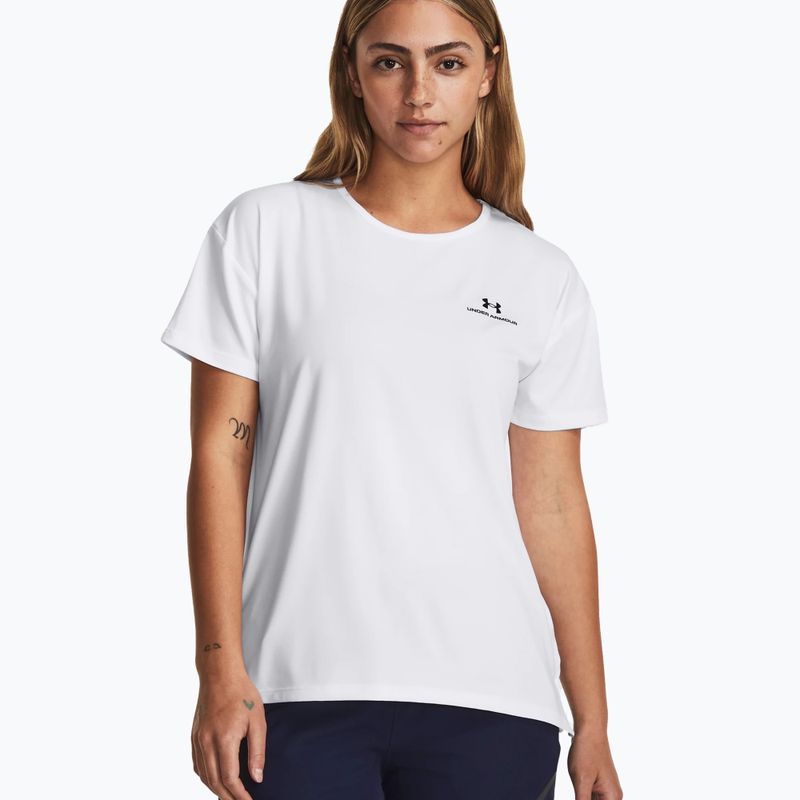 Under Armour Rush Energy 2.0 női edzőpóló fehér/fekete