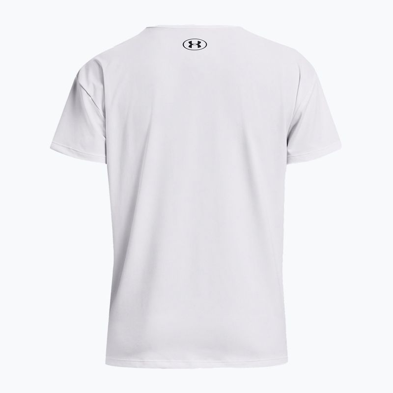 Under Armour Rush Energy 2.0 női edzőpóló fehér/fekete 5