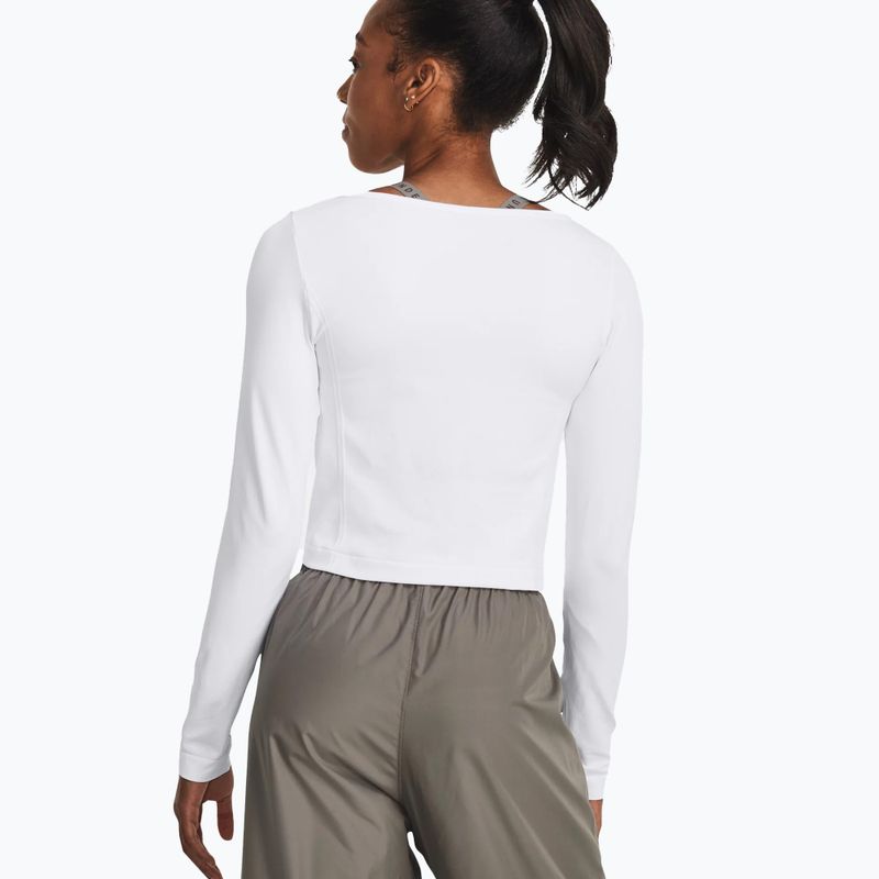 Under Armour Train Seamless fehér/fekete női hosszú ujjú edzőruha 2