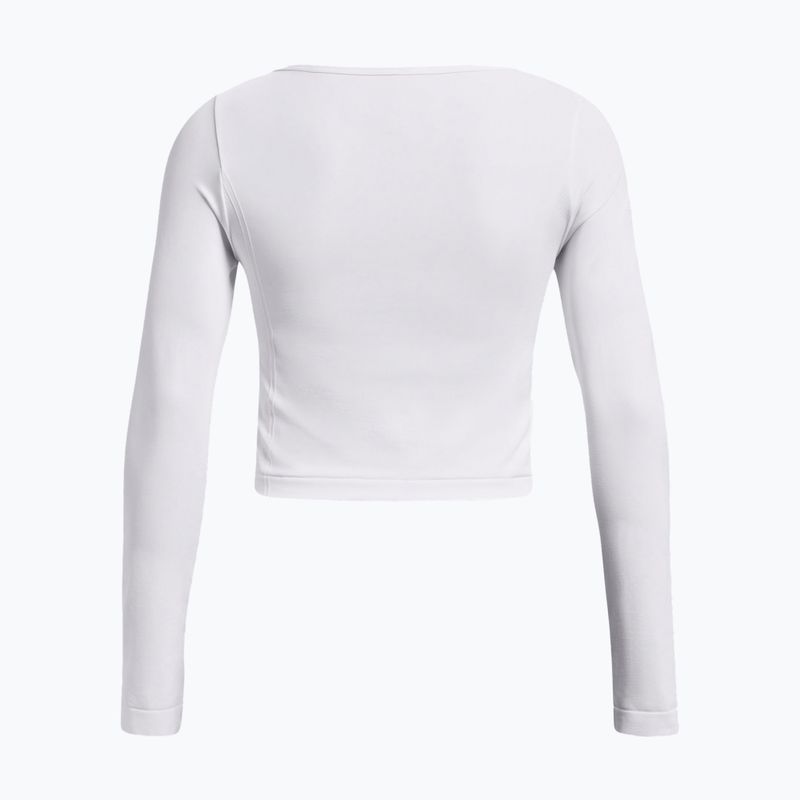 Under Armour Train Seamless fehér/fekete női hosszú ujjú edzőruha 4