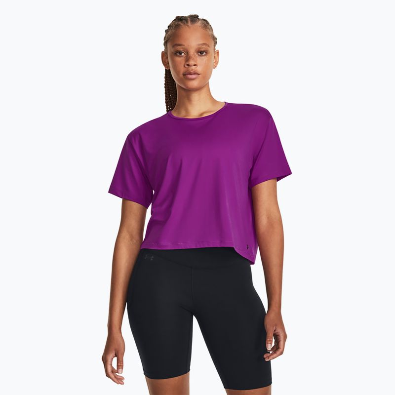 Under Armour Motion SS női póló mystic magenta/fekete