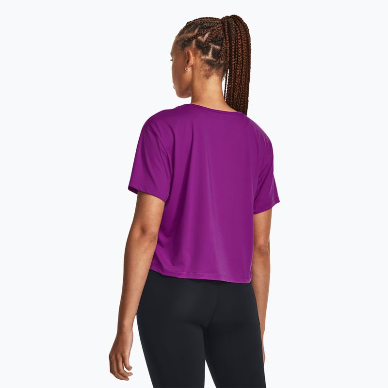 Under Armour Motion SS női póló mystic magenta/fekete 3