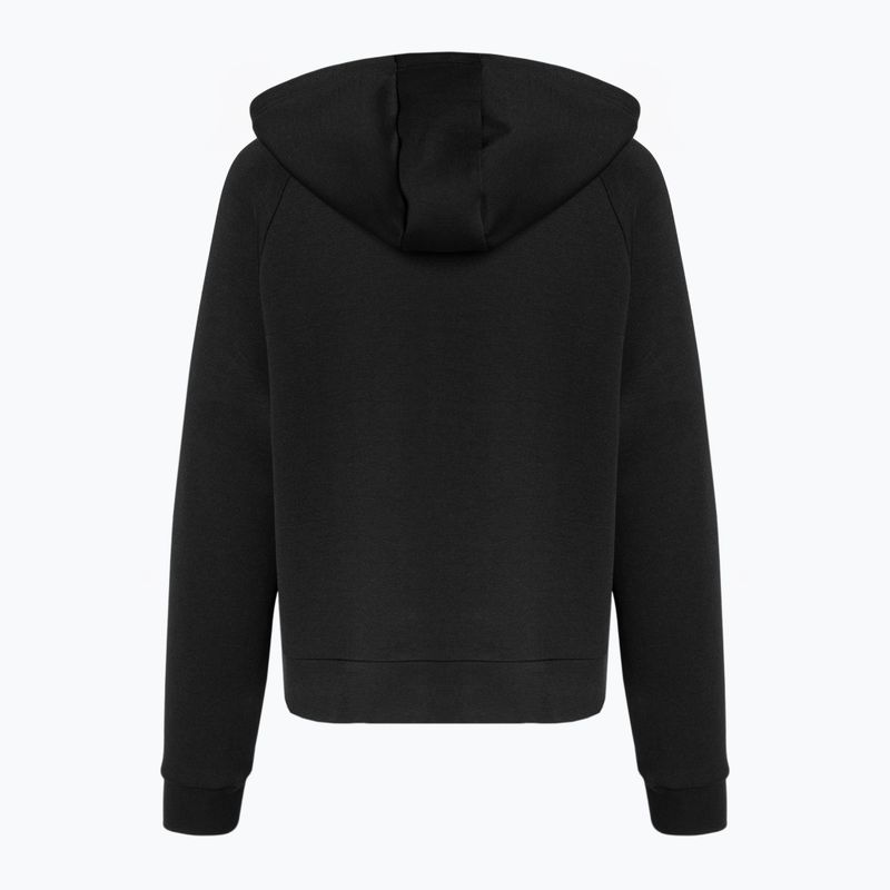 Női Under Armour Fleece kapucnis pulóver fekete/fekete 5