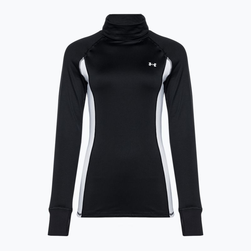 Női Under Armour Train CW Funnel Neck pulóver fekete/lime sárga/fehér 4
