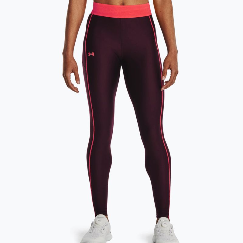 Under Armour Branded WB női leggings sötét bordó/béta