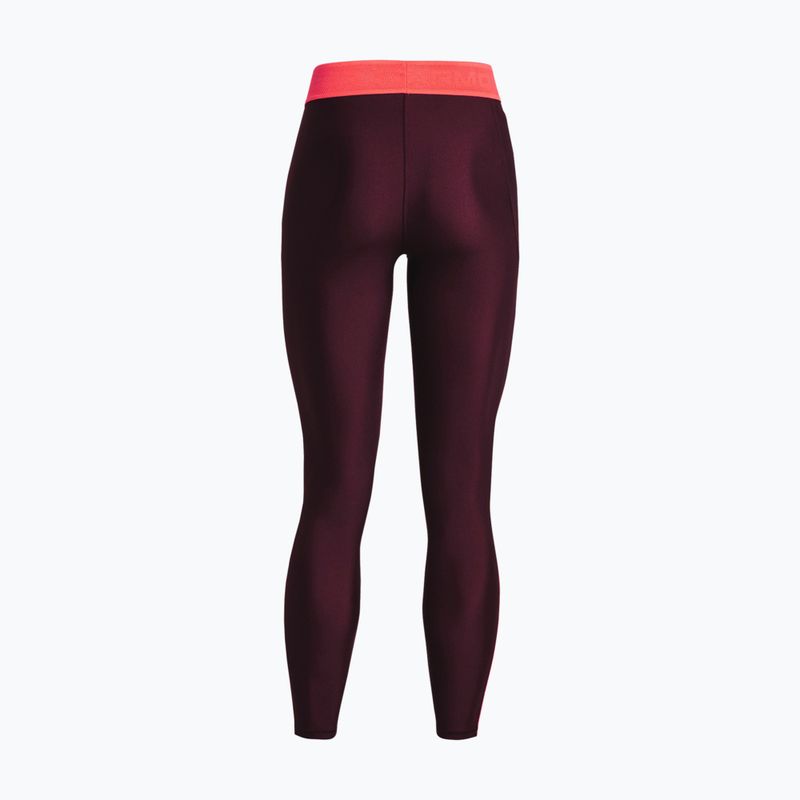 Under Armour Branded WB női leggings sötét bordó/béta 5