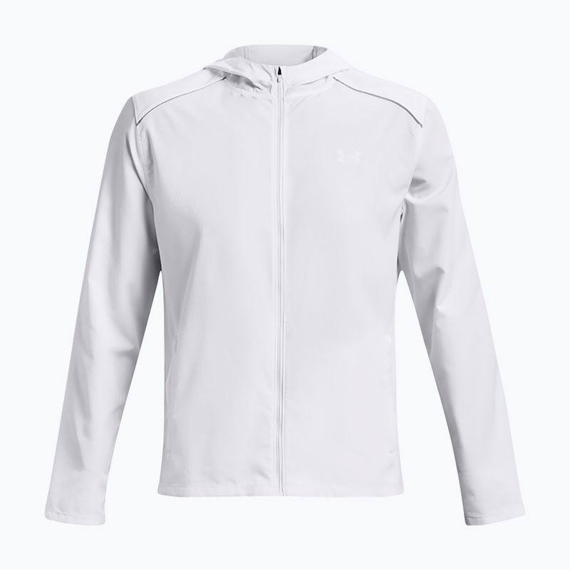Férfi Under Armour Storm Run kapucnis fehér/acél/visszaverő futódzseki 4