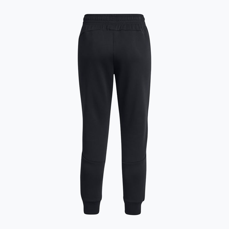Női Under Armour Unstoppable Fleece jogger nadrág fekete/fekete 7