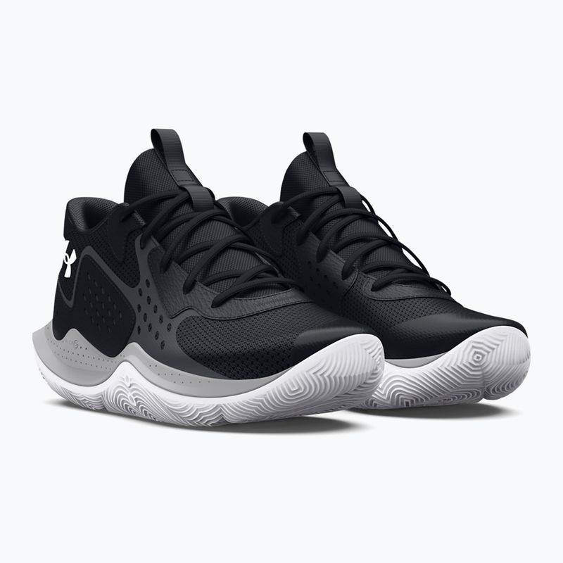 Under Armour Grade School Jet '23 fekete/jet szürke/fehér gyermek kosárlabda cipő 10
