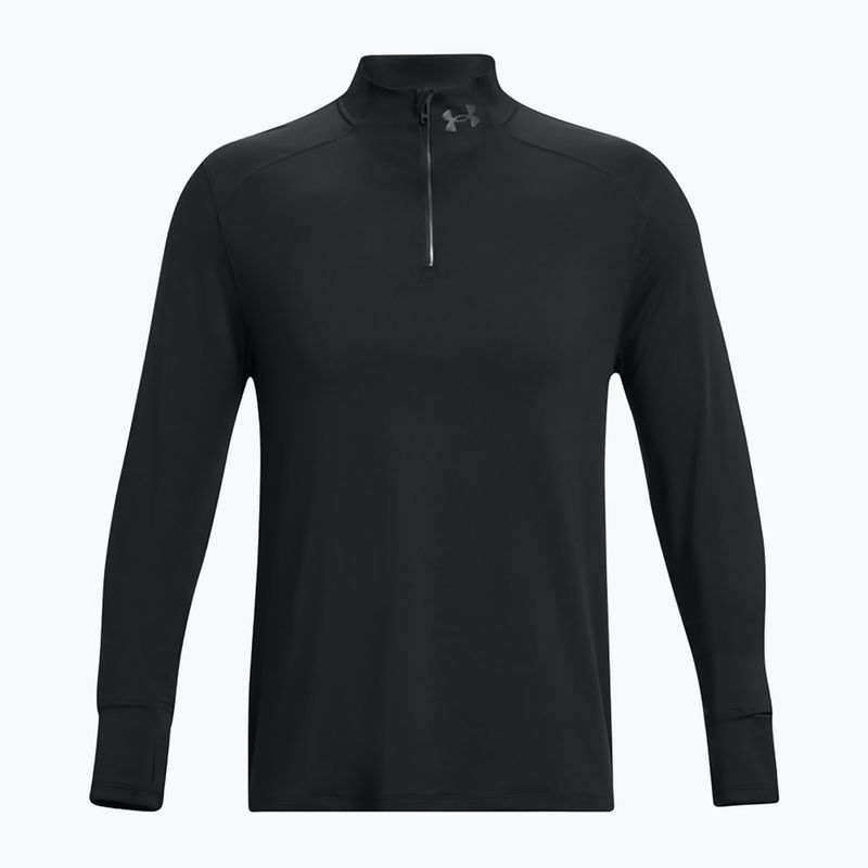 Férfi Under Armour Launch Pro 1/4 Zip fekete/fekete/fényvisszaverő futó hosszú ujjú ruha 8