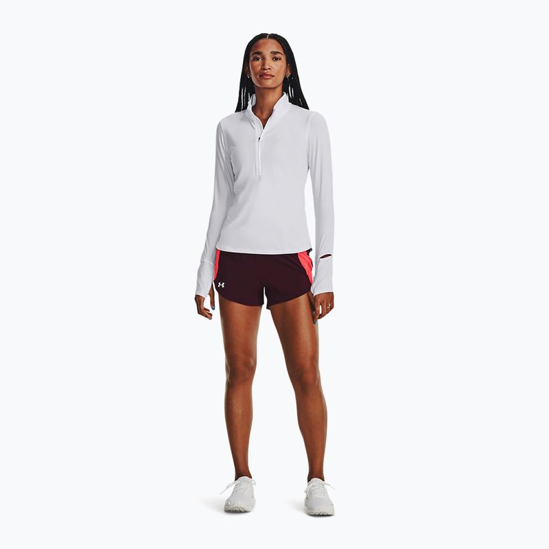 Női hosszú ujjú futófelső Under Armour Launch Pro Half Zip white/reflective 2