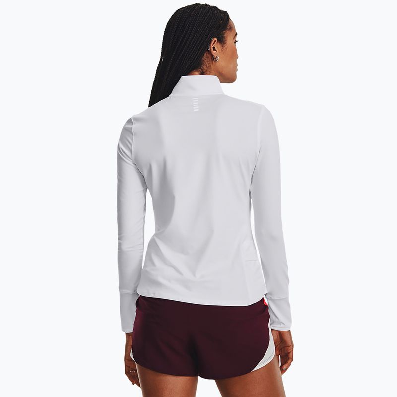 Női hosszú ujjú futófelső Under Armour Launch Pro Half Zip white/reflective 3