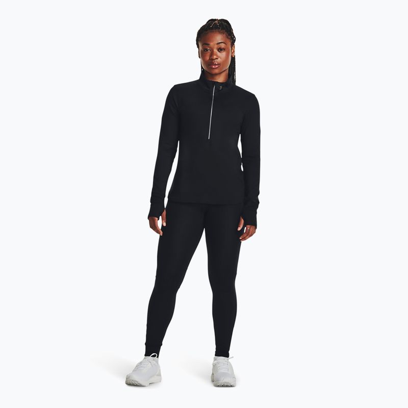 Under Armour Launch Pro Half Zip fekete/fényvisszaverő női futó hosszú ujjú ruházat 2