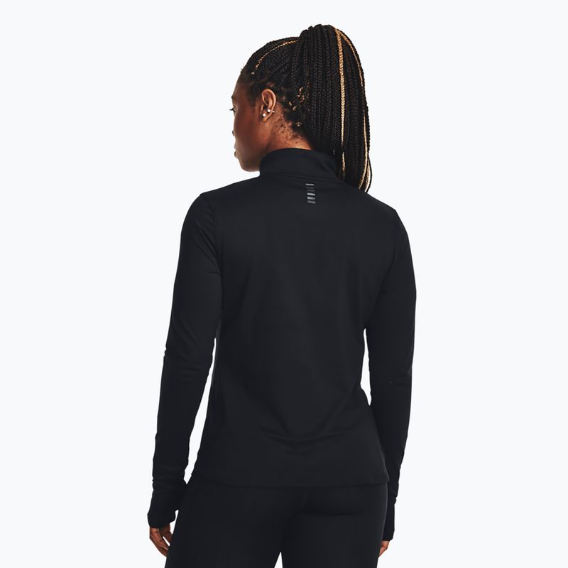 Under Armour Launch Pro Half Zip fekete/fényvisszaverő női futó hosszú ujjú ruházat 3