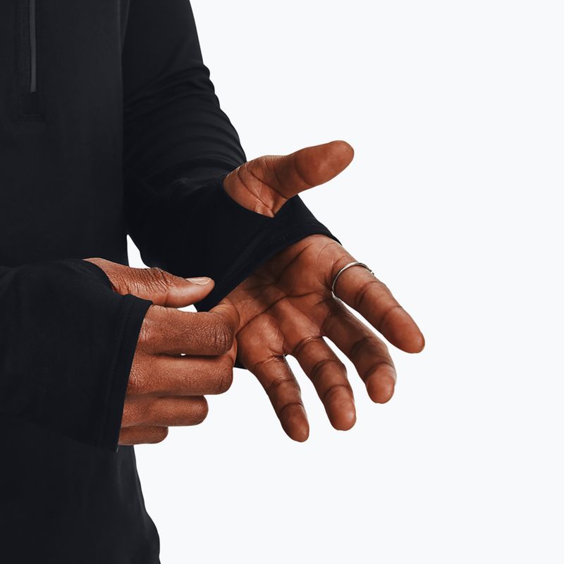 Under Armour Launch Pro Half Zip fekete/fényvisszaverő női futó hosszú ujjú ruházat 6