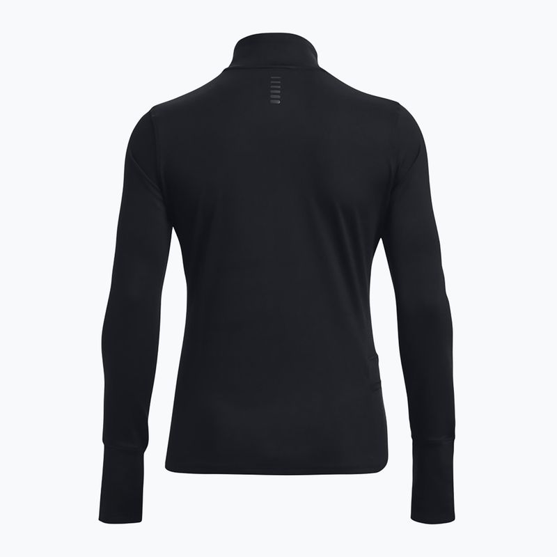 Under Armour Launch Pro Half Zip fekete/fényvisszaverő női futó hosszú ujjú ruházat 9