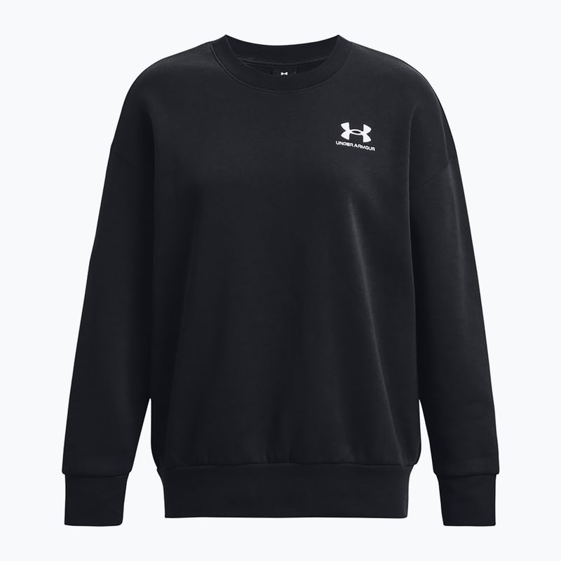 Under Armour női pulóver Icon Fleece Crew fekete/fehér 5