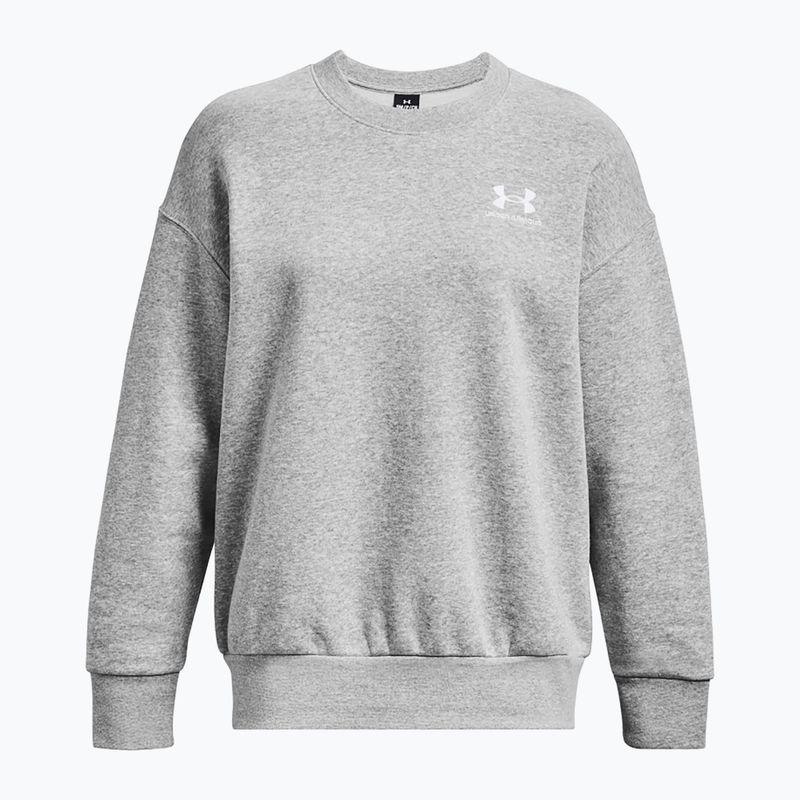 Under Armour női pulóver Icon Fleece Crew mod szürke light heather/fehér 9