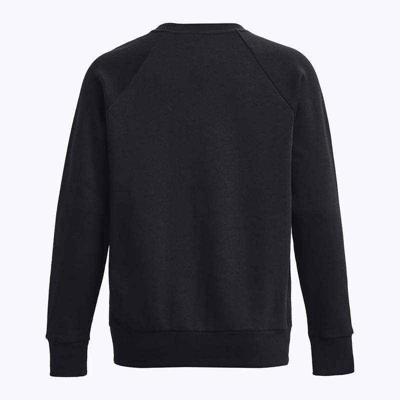 Női pulóver Under Armour Rival Fleece Crew black/white 6