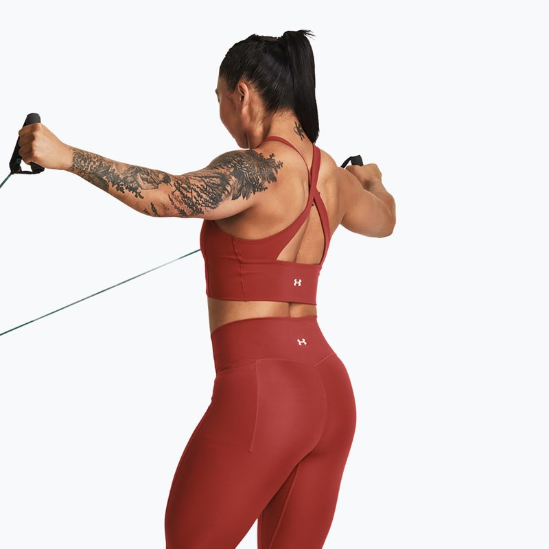 Női edzőtop Under Armour Project Rock LetsGo Crssover Top heritage red 5