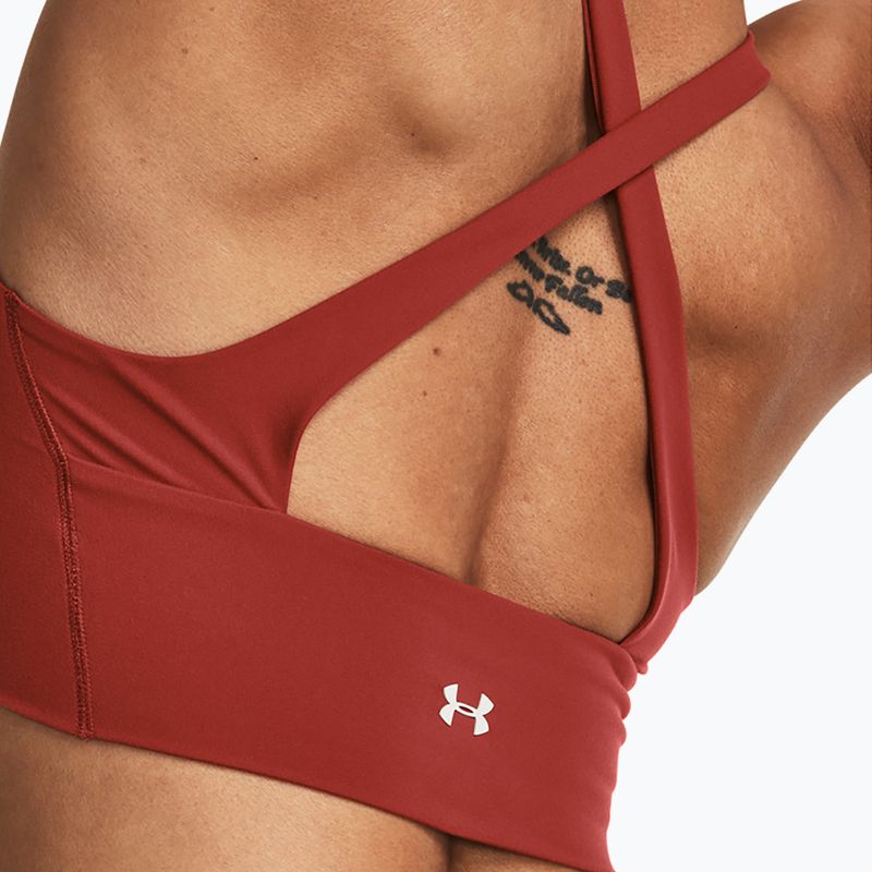 Női edzőtop Under Armour Project Rock LetsGo Crssover Top heritage red 7