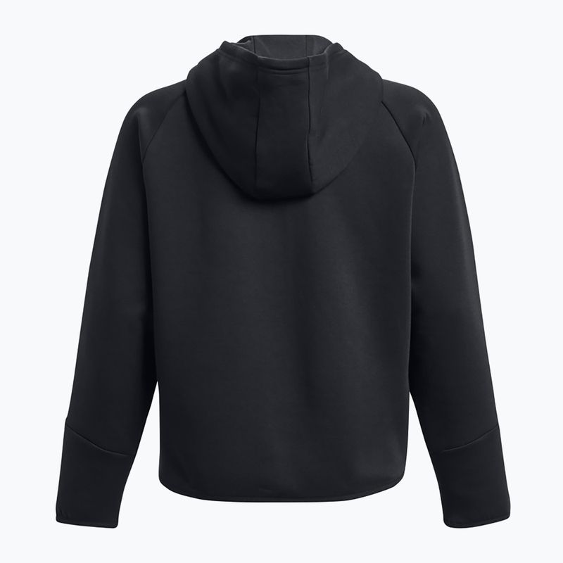 Női Under Armour Unstoppable Fleece FZ pulóver fekete/fekete 6