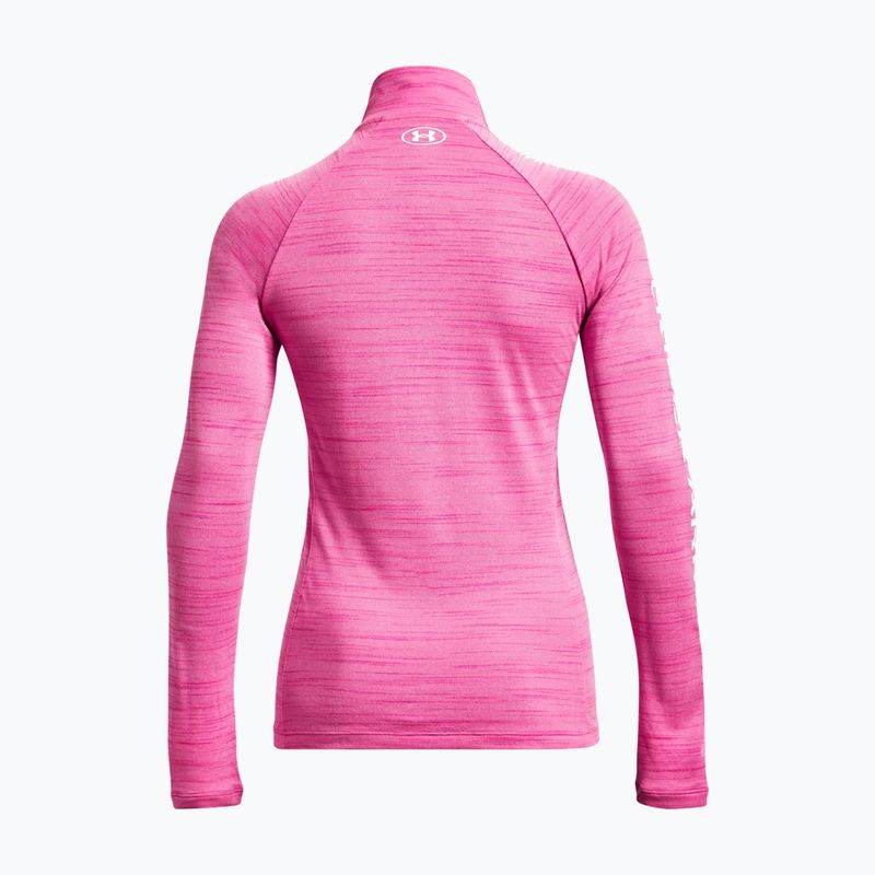 Under Armour női Evolved Core Tech 1/2 Zip melegítőfelső lázadó rózsaszín/fehér 6