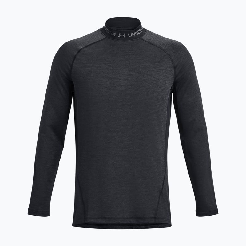 Under Armour ColdGear Twist Mock fekete/fekete/szürke férfi póló 3