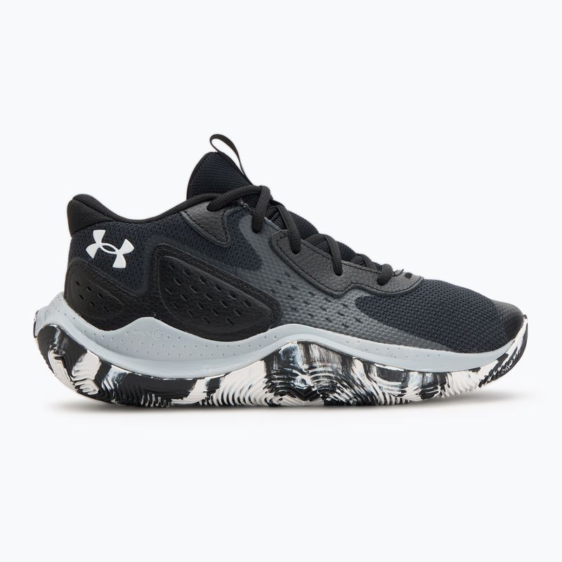 Under Armour Jet' 23 fekete/jet szürke/fehér kosárlabda cipő 2