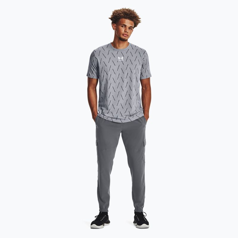 férfi nadrág Under Armour Stretch Woven Cargo pitch gray/black 2