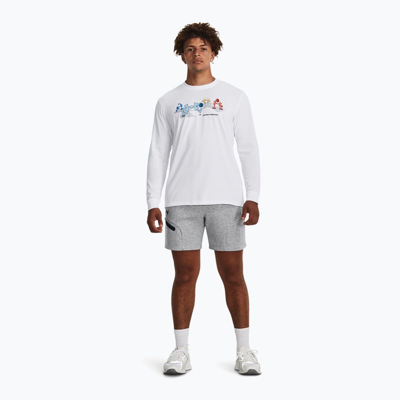 Under Armour Unstoppable Fleece férfi edzőshort mod gray/black 2