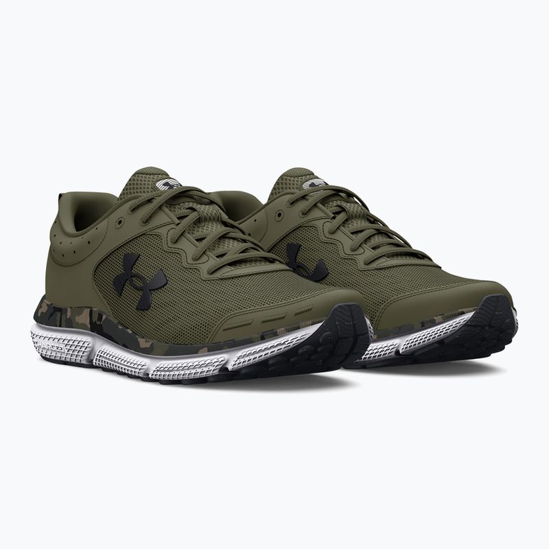 Under Armour Charged Assert 10 Camo marine férfi futócipő zöld/tengeri zöld/fekete színűből 10