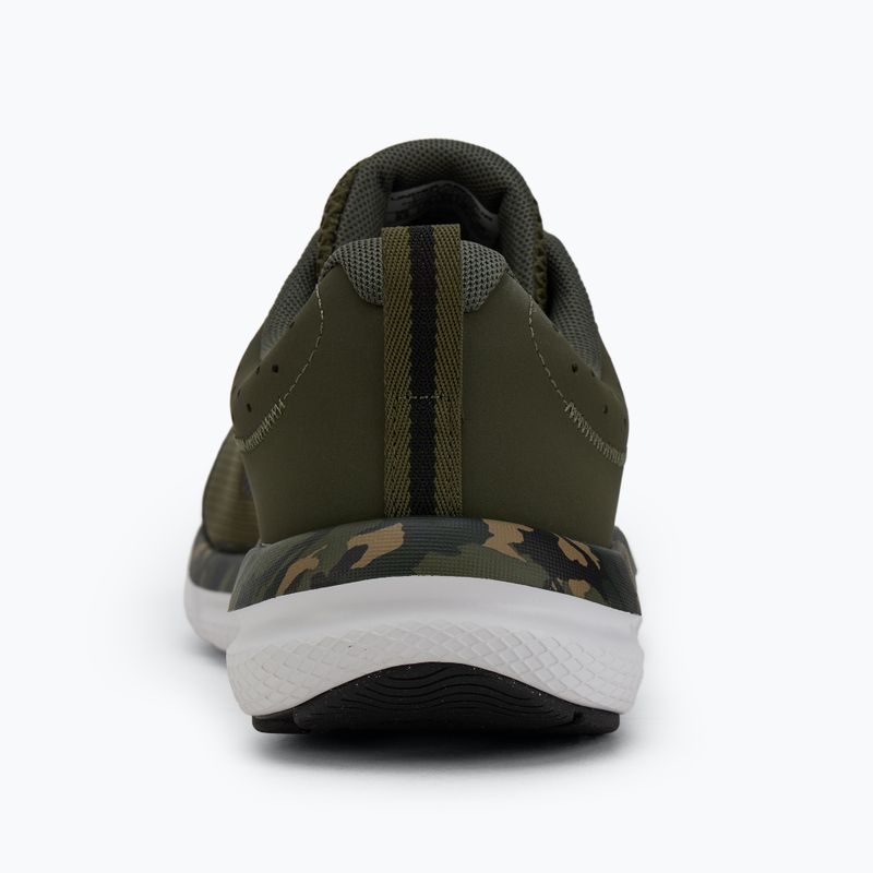 Under Armour Charged Assert 10 Camo marine férfi futócipő zöld/tengeri zöld/fekete színűből 6
