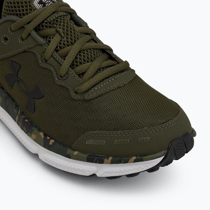 Under Armour Charged Assert 10 Camo marine férfi futócipő zöld/tengeri zöld/fekete színűből 7