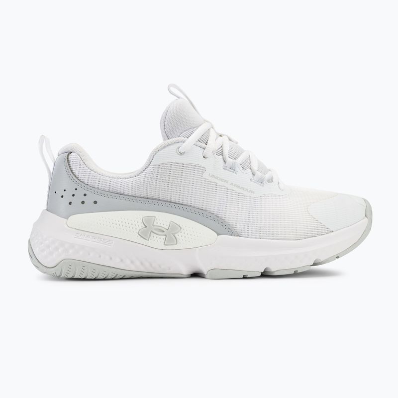 férfi edzőcipő Under Armour Dynamic Select white/white/halo gray 2