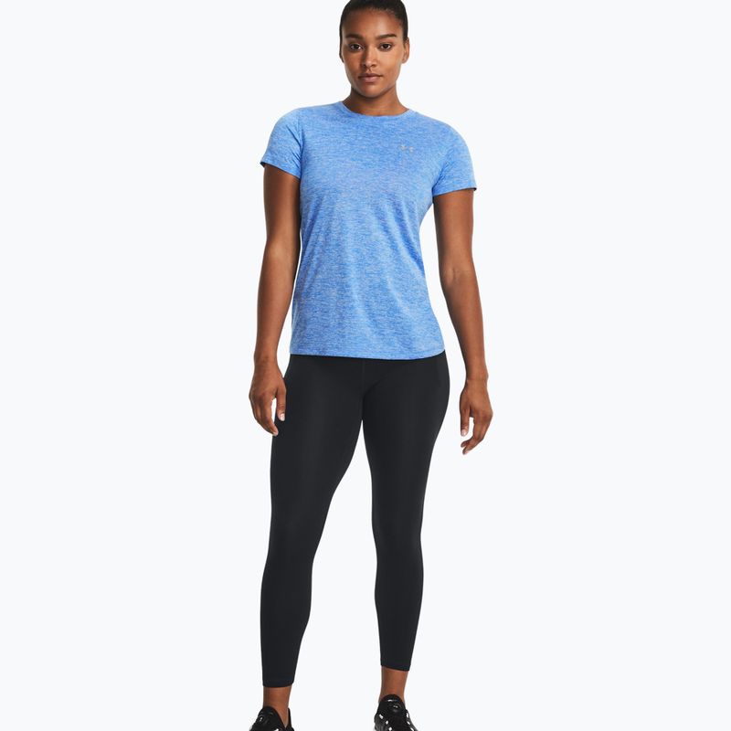 Under Armour Tech SSC női edzőpóló víz/fehér/metál ezüst 2