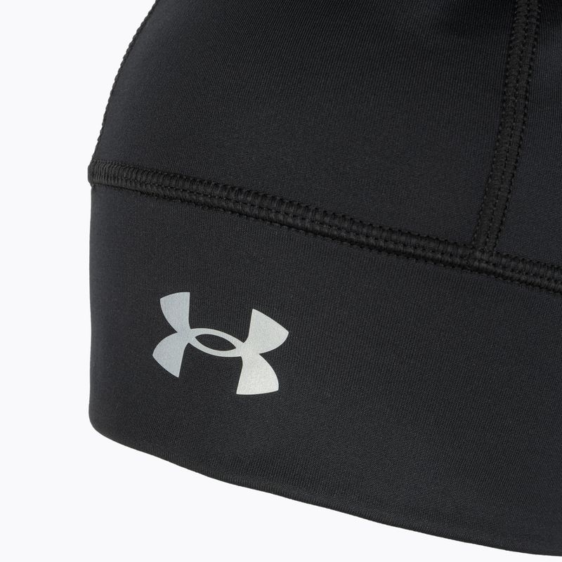 Férfi Under Armour Storm Launch Beanie fekete/fényvisszaverő futósapka 3