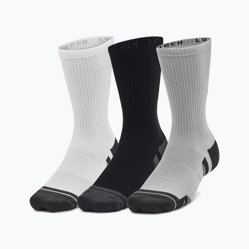 Under Armour Performance Tech 3pk Crew mod szürke/fehér/repülőszürke zokni 10
