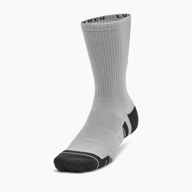 Under Armour Performance Tech 3pk Crew mod szürke/fehér/repülőszürke zokni 11