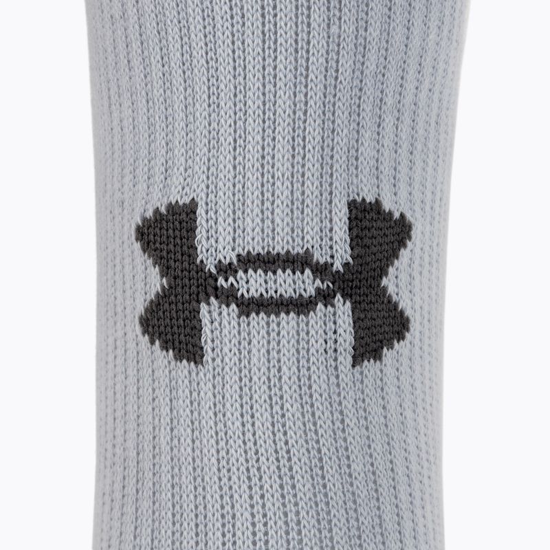 Under Armour Performance Tech 3pk Crew mod szürke/fehér/repülőszürke zokni 8