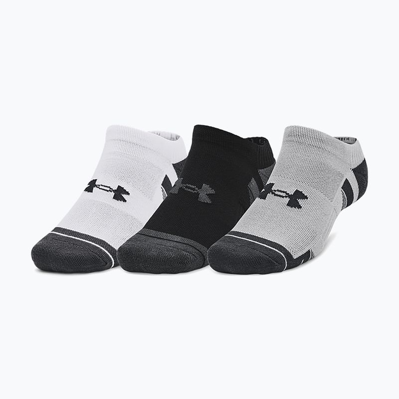 Under Armour Performance Tech 3pk NS mod szürke/fehér/sugárszürke zokni