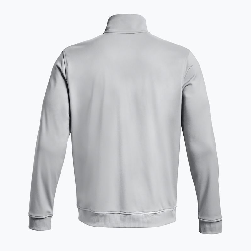 Férfi Under Armour Sportstyle Tricot mod szürke/fehér melegítőfelső 5