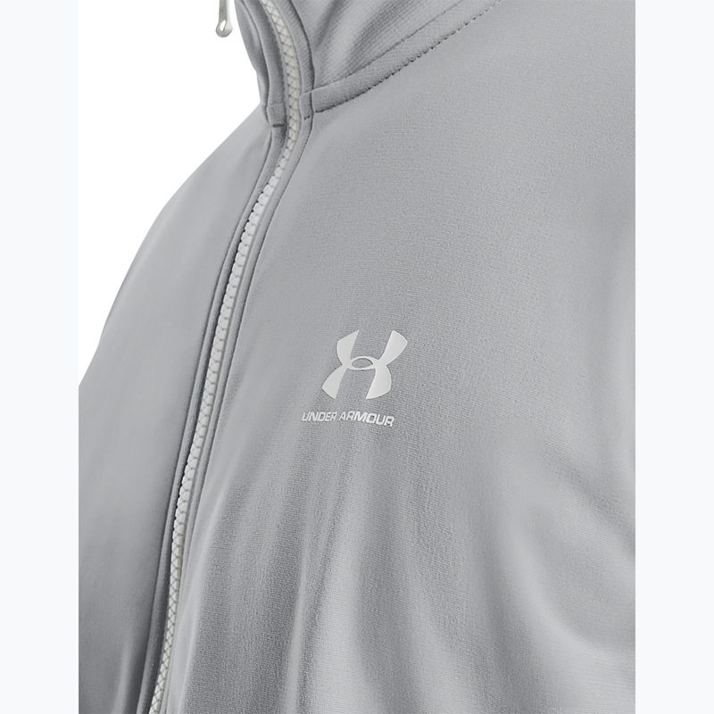 Férfi pulóver Under Armour Sportstyle Tricot mod gray/white 4