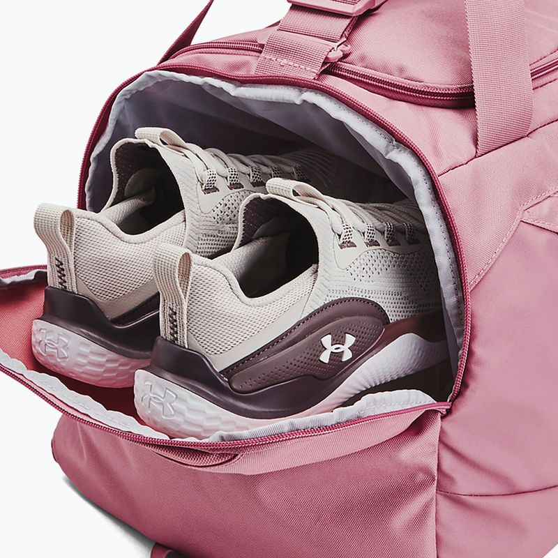 Under Armour Undeniable 5.0 Duffle M 58 l rózsaszín elixír/fehér táska 4