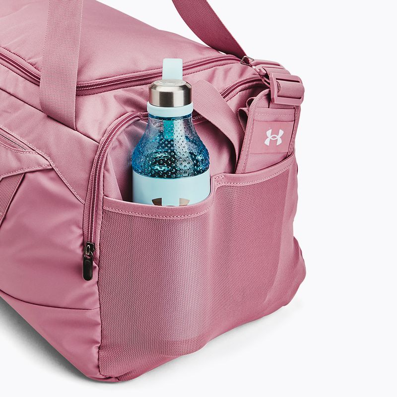 Under Armour Undeniable 5.0 Duffle M 58 l rózsaszín elixír/fehér táska 5
